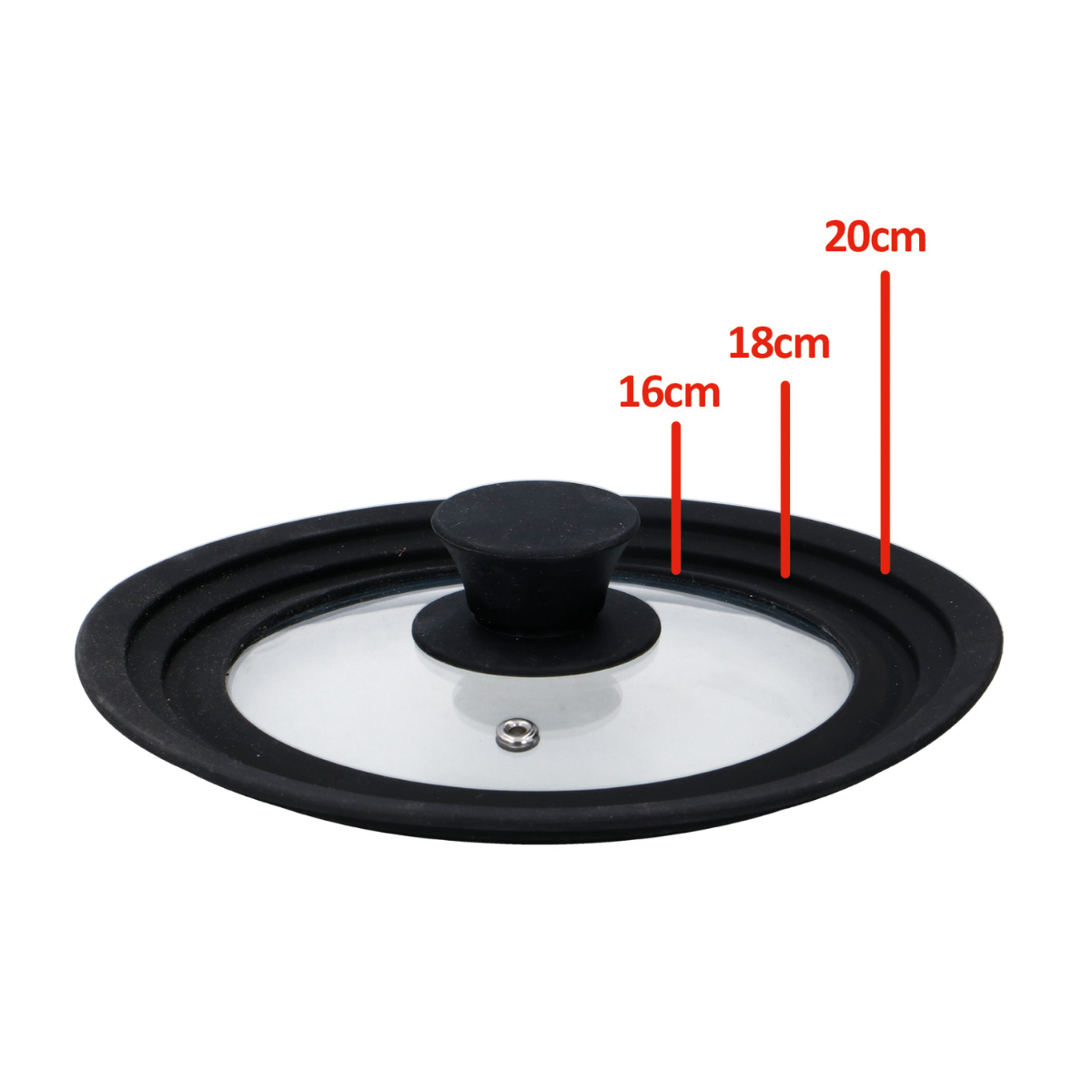 ALPINA GLAZEN PANNENDEKSEL Ø20CM UNIVERSEEL - Tuincentrum Lopik