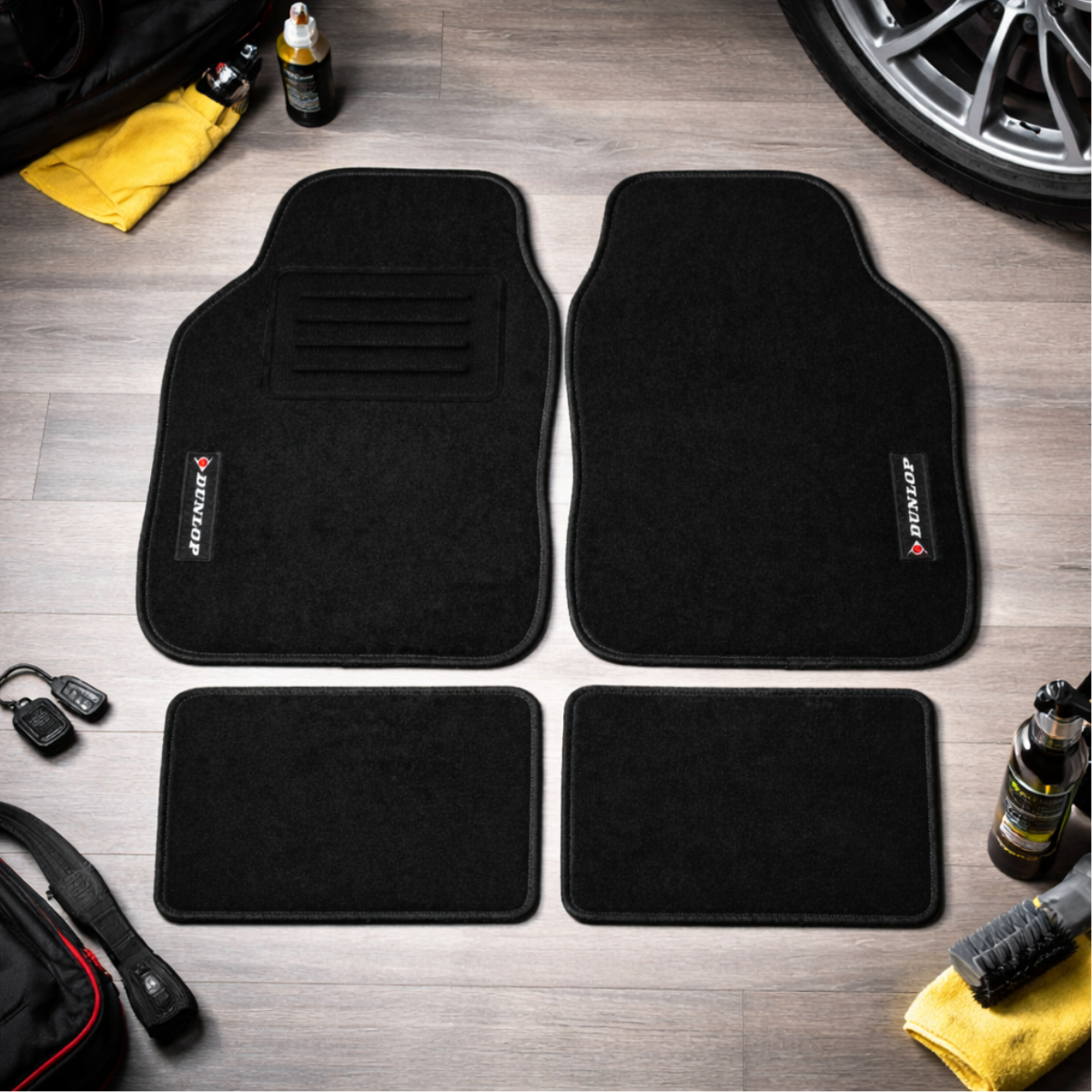 Car Mat Set Carpet 4Pcs Pp/Pes