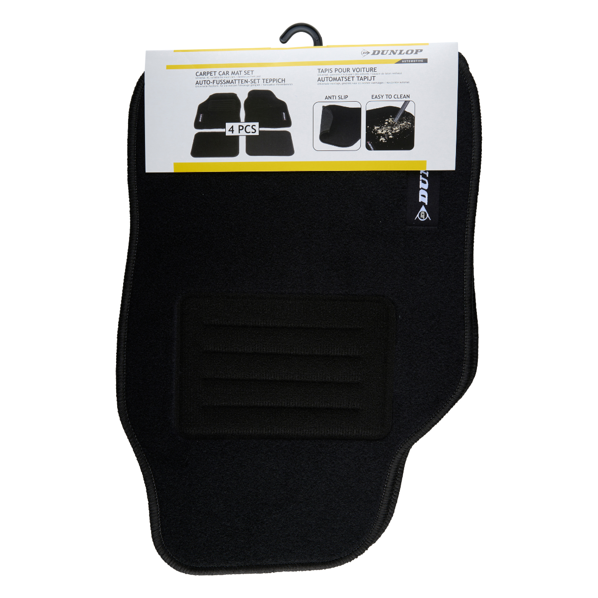 Car Mat Set Carpet 4Pcs Pp/Pes