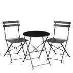 Laurence Bistro Set Black 3 Pieces