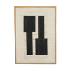 Wanddecoratie Zwart Fsc 100%