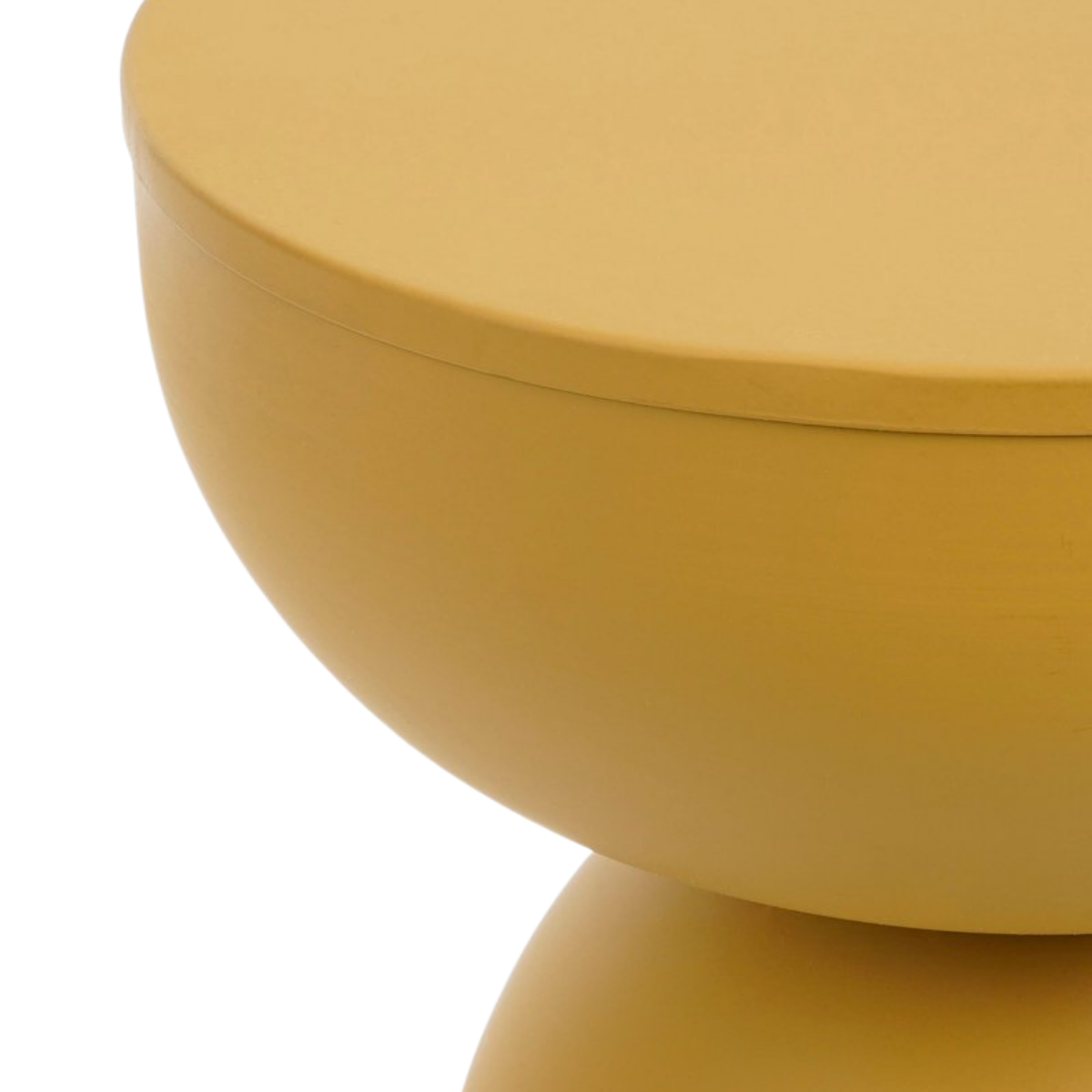 Elliot Bijzettafel - H45 X Ø32 Cm - Ijzer - Oker