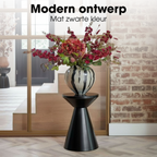 Jim Bijzettafel - H45 X Ø31 Cm - Ijzer - Zwart
