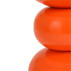 Luna Bijzettafel - H46 X Ø32 Cm - Ijzer - Oranje