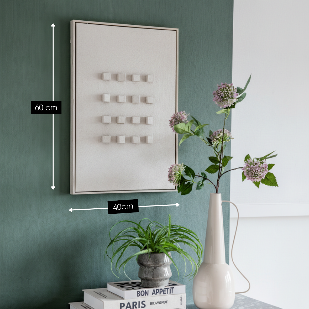 Wanddecoratie Off White Fsc Mix