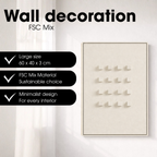 Wanddecoratie Off White Fsc Mix