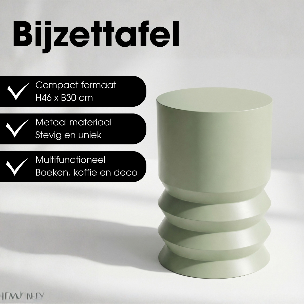 Mart Bijzettafel Groen