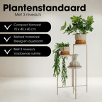 Salvo Plantenstandaard Beige