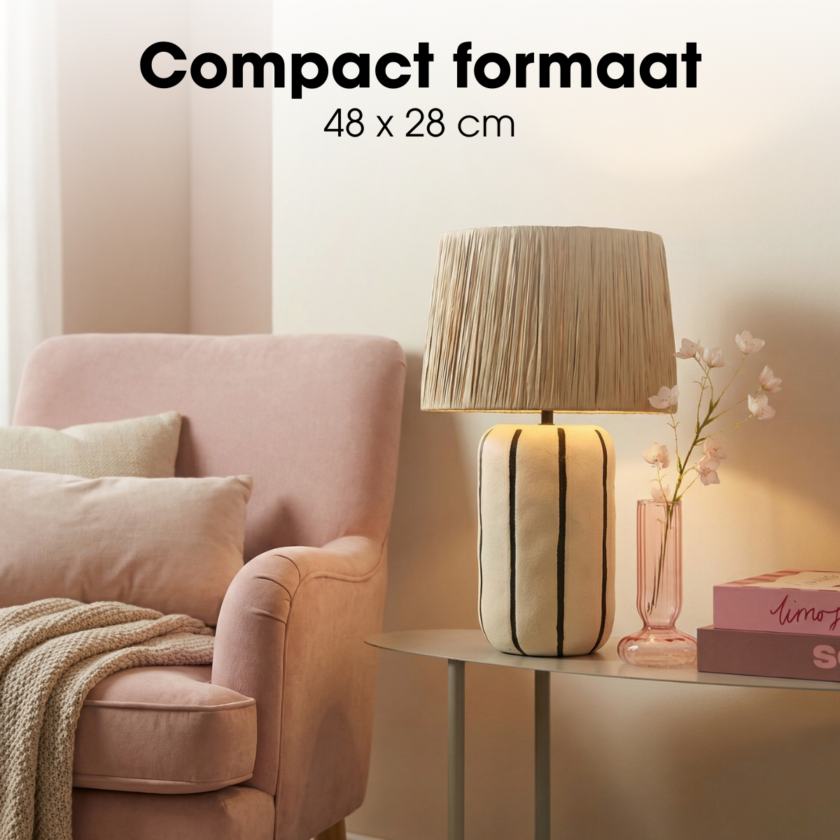 Denton Tafellamp Beige