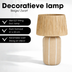 Denton Tafellamp Beige