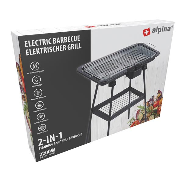 Bbq Electric Stand 2200W 51X30Cm