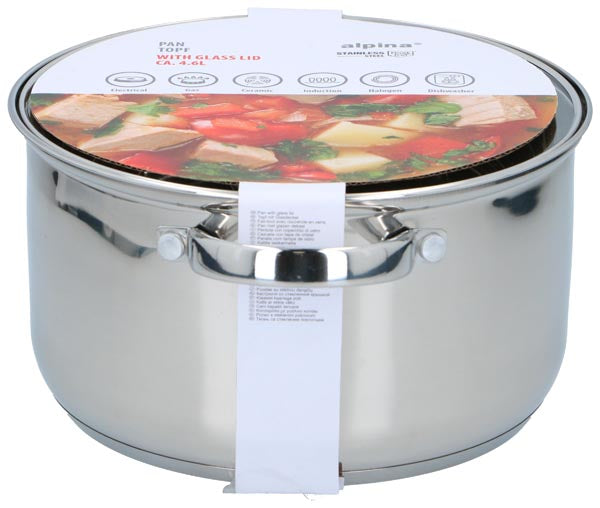 Pan W/Lid 4.7L Ø22Cm