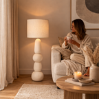 Menko Staande Lamp Crème