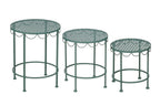 Marseille Plant Table Green – Set Of 3