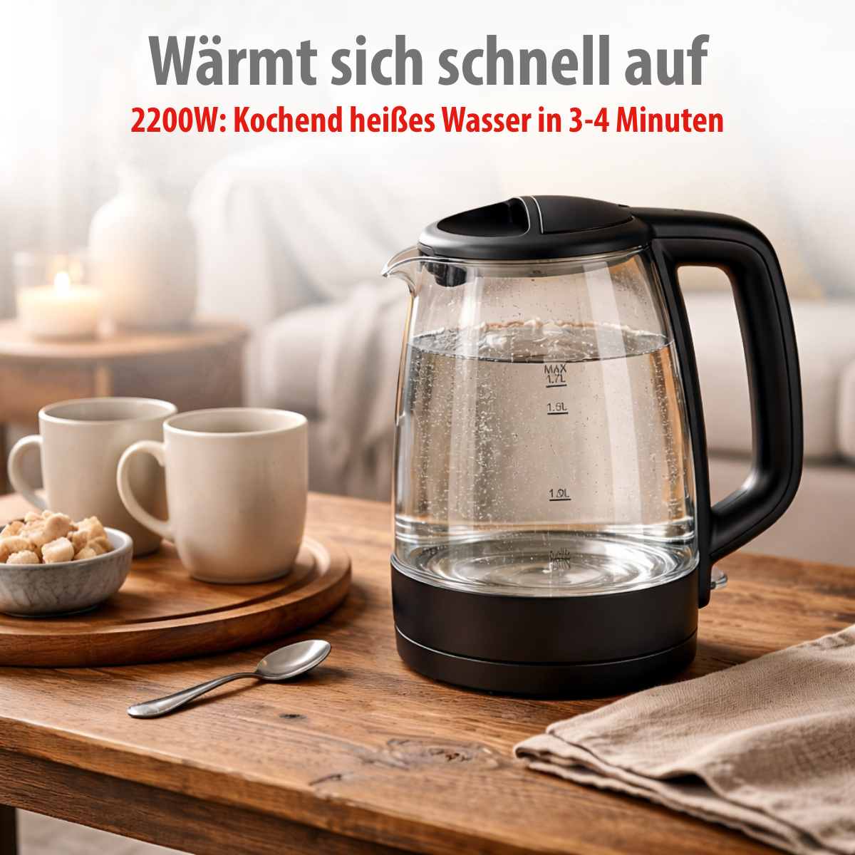 Glass Kettle 1,7L