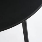 Seatle Side Table Black - H38Xd58Cm