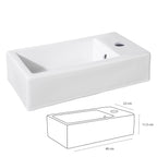 Force Fontein - Keramiek - 40 X 22 X 11.5 Cm