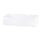 Solid Fontein - Solid Surface Wit - 36 X 18.5 X 9 Cm