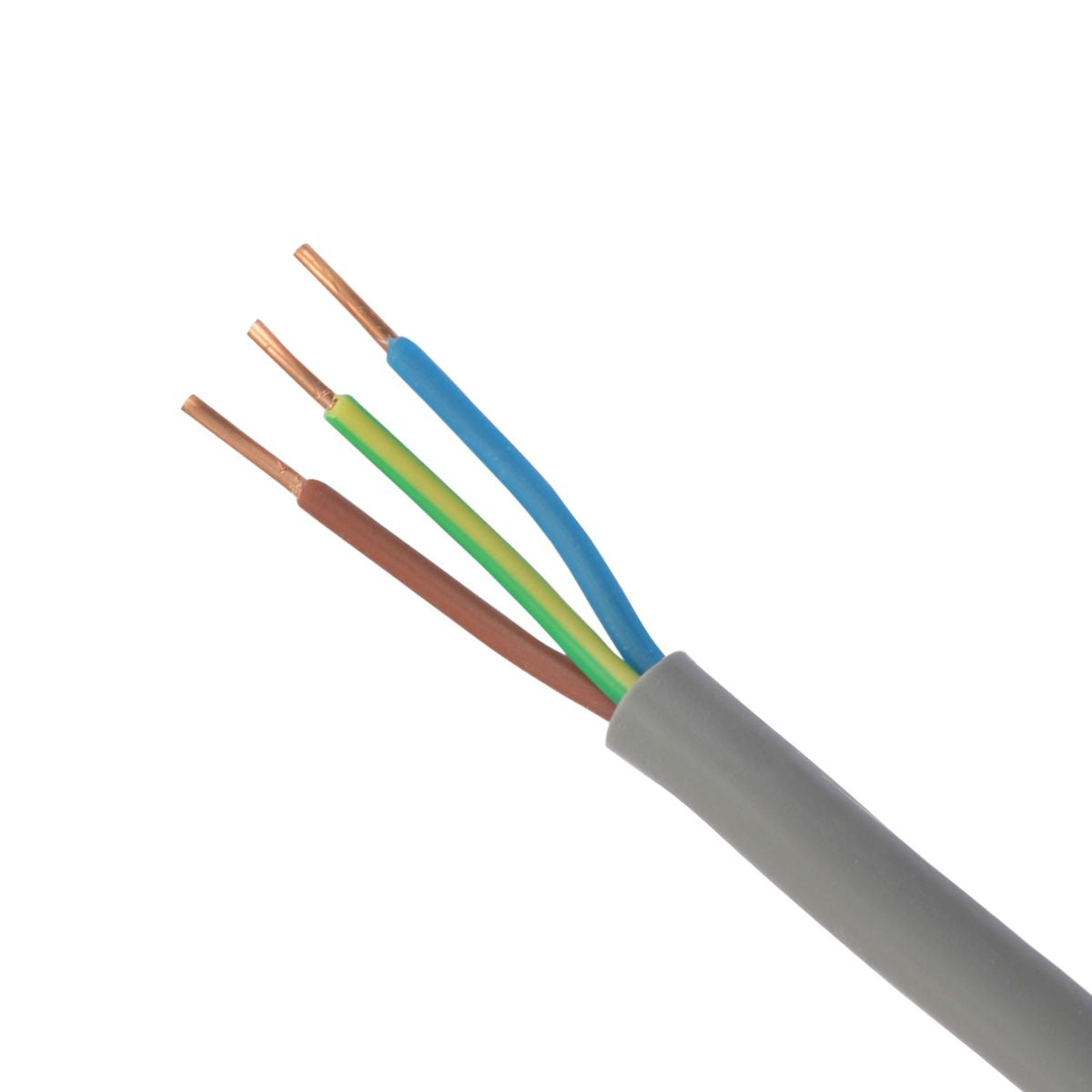 Buitenkabel - Ymvk - Dca - 3 X 2.5 Mm² - 50 M - Grijs