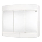 Topas-Eco Spiegelkast - 3-Deurs - Kunststof - 60 X 18 X 53 Cm - Wit
