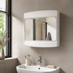 Topas-Eco Spiegelkast - 3-Deurs - Kunststof - 60 X 18 X 53 Cm - Wit