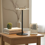 Table Lamp Transparant Disc Round