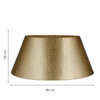 Christmas Tree Skirt - L58 X W38 X H26 Cm - Metal - Gold