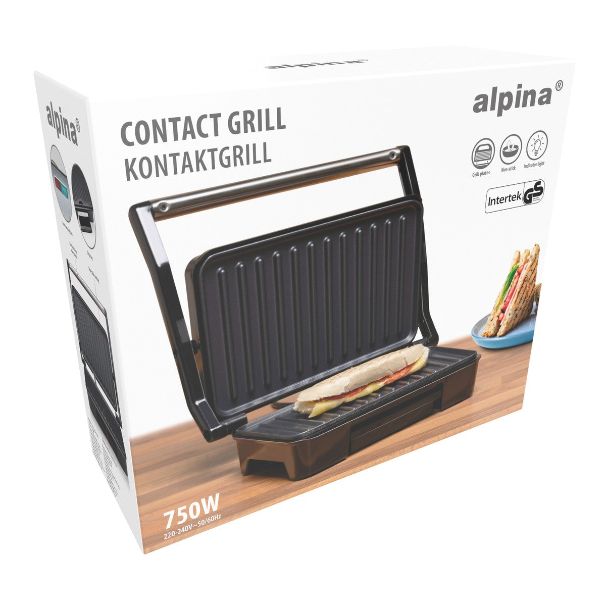 Panini Maker 230V 750W