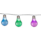 Solar Bulb Chain 10Led Colored