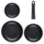Frying Pan 3Pc Pressed With Detachable Handle Ø20/24/28