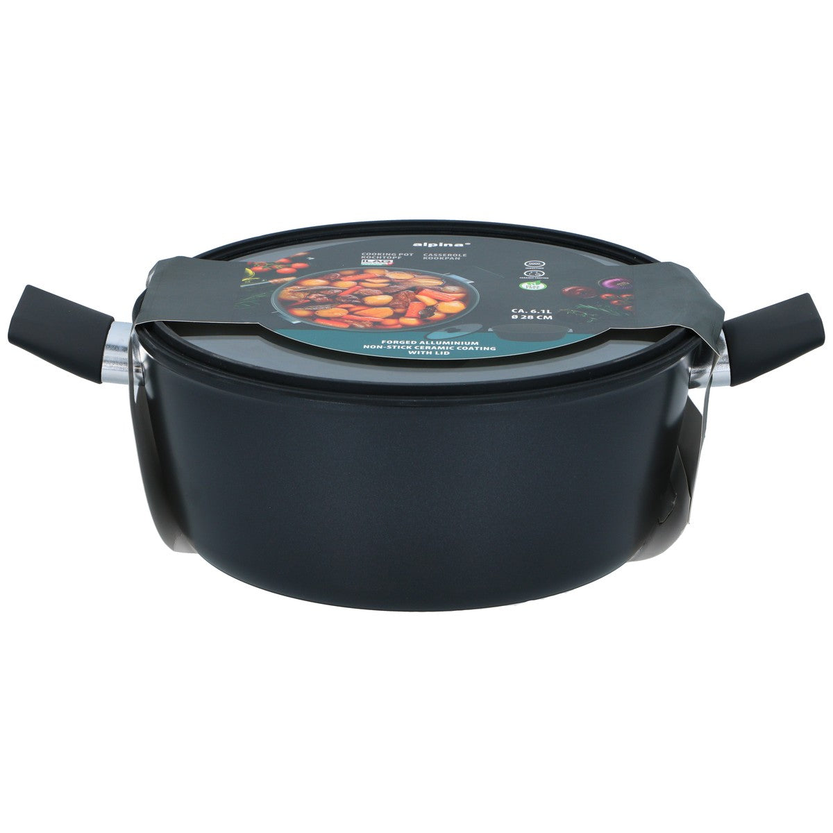 Cooking Pot Forged Ceramic Induction Ø28