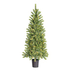 Nagoya Artificial Christmas Tree With Led Lights And Timer Function - H120 X Ø60 Cm - Green
