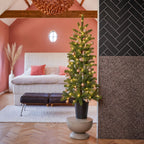Nagoya Artificial Christmas Tree With Led Lights And Timer Function - H120 X Ø60 Cm - Green