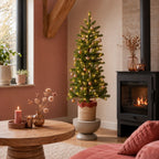 Nagoya Artificial Christmas Tree With Led Lights And Timer Function - H120 X Ø60 Cm - Green