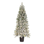 Nagoya Artificial Christmas Tree With Led Lights And Timer Function - H120 X Ø60 Cm - Green