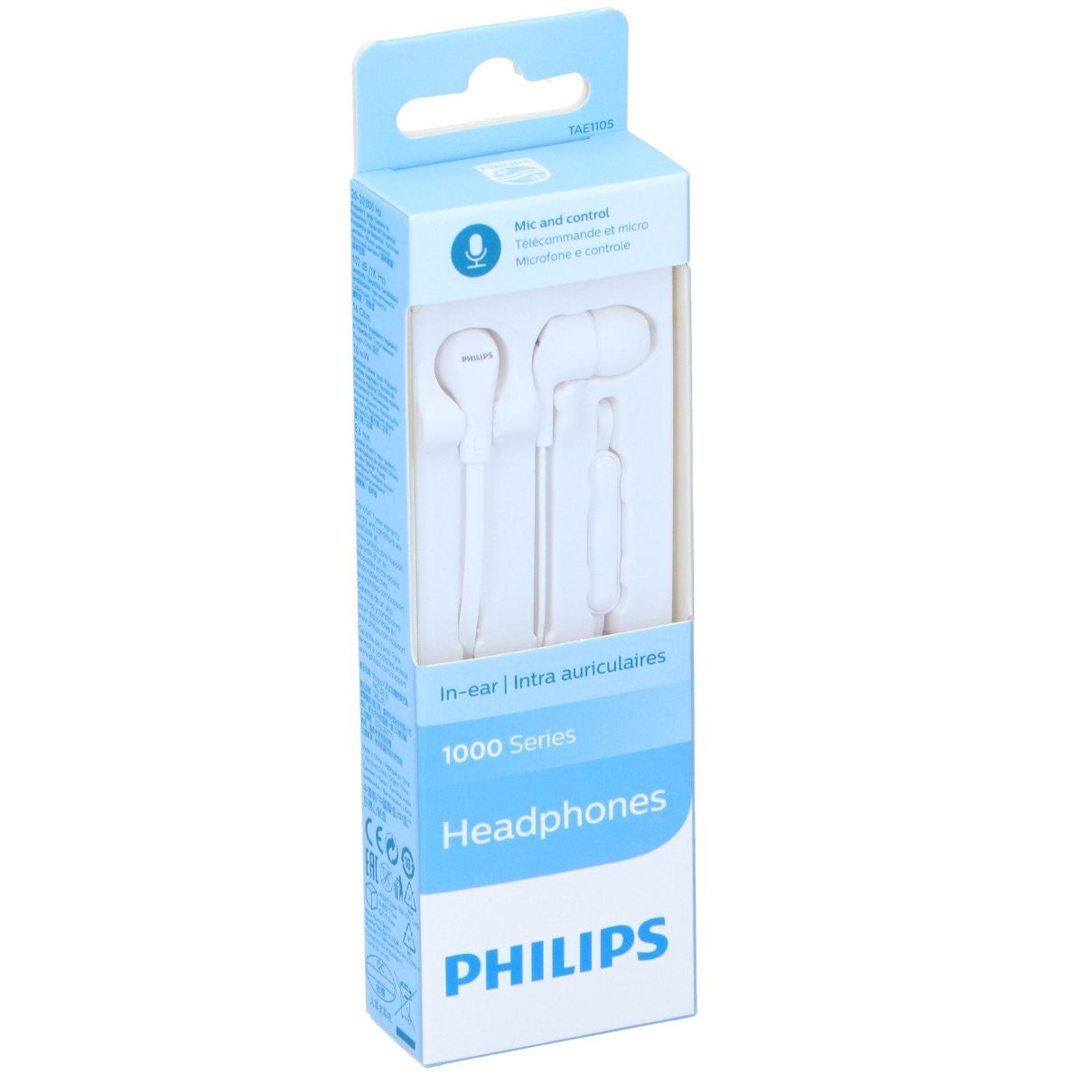Earphones Mic Tae1105Wt/00