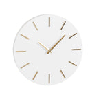 Brixen Wall Clock Aluminium White - H4Xd35,5Cm