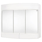 Topas-Eco Spiegelkast - 3-Deurs - Kunststof - 60 X 18 X 53 Cm - Wit