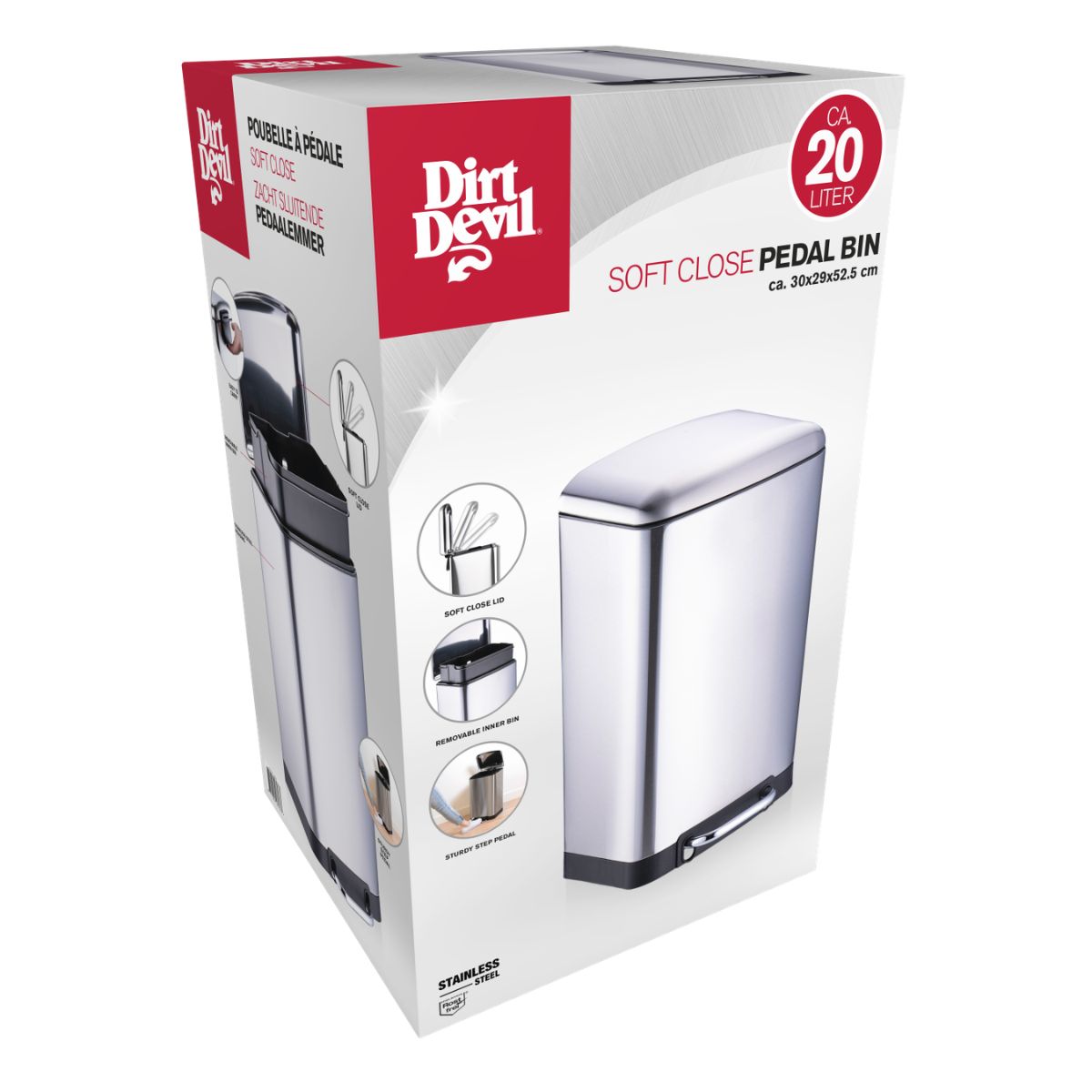 Pedal Bin 20L Soft Close
