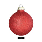 Christmas Baubles Set - 42 Pieces - Ø7 Cm - Red