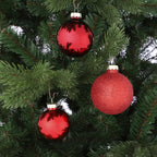 Christmas Baubles Set - 42 Pieces - Ø7 Cm - Red