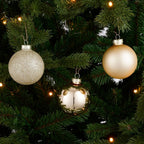 Christmas Baubles Set - 42 Pieces - Ø7 Cm - Champagne