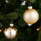 Christmas Baubles Set - 42 Pieces - Ø7 Cm - Champagne