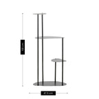 Fonda Plant Stand Black - L47,5Xw27Xh100Cm