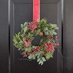 Randell Christmas Wreath - Ø40 Cm - Red