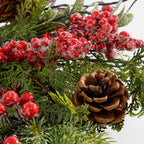 Randell Christmas Wreath - Ø40 Cm - Red