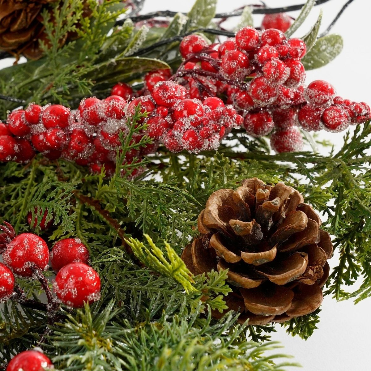 Randell Christmas Wreath - Ø40 Cm - Red