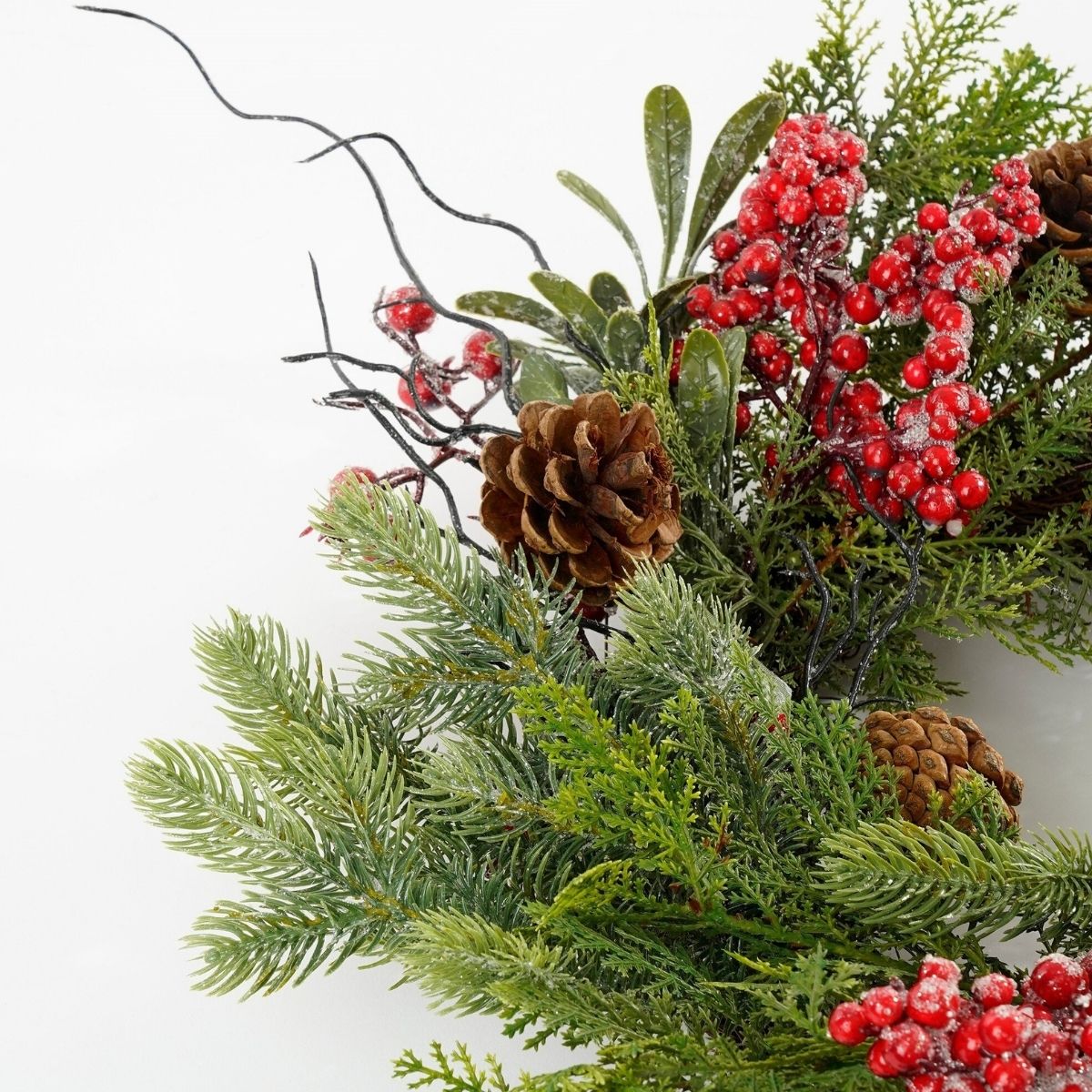Randell Christmas Wreath - Ø40 Cm - Red
