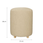 Yves Kruk Beige Fsc 100% - H38Xd31Cm