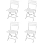 Progarden - 4 Tuinstoelen Komodo - Wit